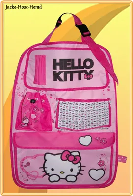 Produktbild von Hello Kitty Rückenlehnentasche Auto Spielzeugtasche Rosa Herz Katze Tasche