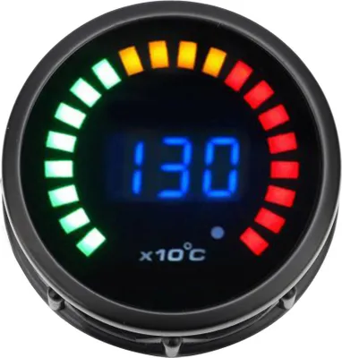 Obrázek produktu pro Měřiče teploty výfukových plynů Měřič teploty EGT pro automobily 12V 20LEDs