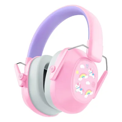 Produktbild von Gehörschutz Kinder SNR 29 dB, Lärmschutz Kopfhörer für Autismus, Sensorische Hilfe, Ohrenschützer Kinder, Komfortabel, Zusammenklappbar, BPA-frei