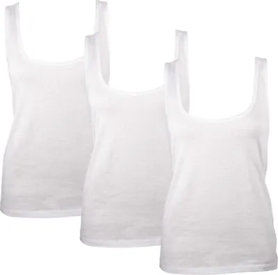 Produktbild von Keanu - Top für Damen, Baumwollmischung (3er-Pack) TC703 (38 DE) (Weiß)