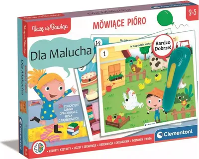 Produktbild von CLEMENTONI Spielend lernen! Sprechender Stift - 500 Fragen für Kleinkinder 50944