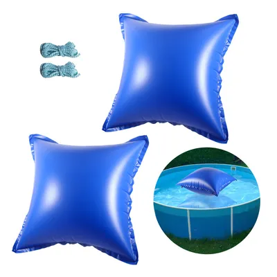 Obrázok produktu pre Aopunly 2ks bazénový vankúš 122 x 122 x 60 cm bazénový zimný vzduchový vankúš, bazénový vzduchový vankúš, polstrovanie, zimný vankúš na zimné zazimovanie bazéna