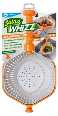 Salat-Wringer und Sieb 2-in-1 – schnell abspülen und schleudern