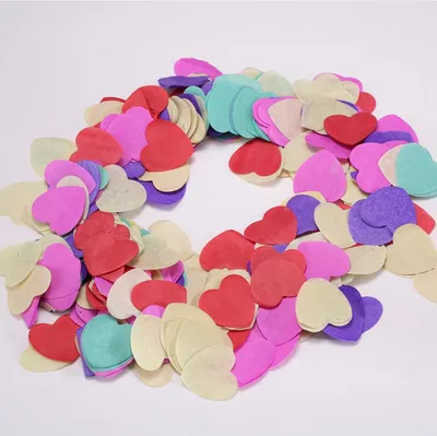 Image de 1200pcs Confettis en papier coloré pour les fêtes de mariage (#1)