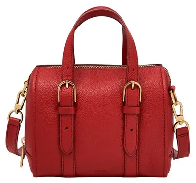 Produktbild von FOSSIL Umhängetasche Handtasche Carlie Mini Satchel Garnet rot