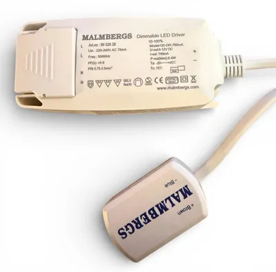 Produktbild von Malmbergs 9952026 LED Treiber 700mA 8,4W dimmbar – Konstantstrom 6–12V TRIAC