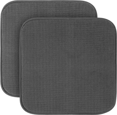 Produktbild von Poduszka na siedzisko (opakowanie 2 szt.) poduszka na krzesło z antypoślizgowym spodem 38 cm x 38 cm - certyfikat Oeko-Tex - poduszka na siedzisko uni, poduszka na krzesło poduszka na krzesło