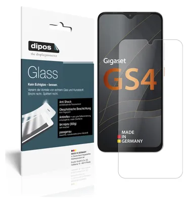 Produktbild von 2x Schutzfolie für Gigaset GS4 matt - Anti-Shock 9H Folie dipos Glass Kunststoffglas