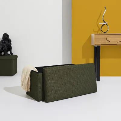 Image de Coffre Banc Pliable Atome Kaki