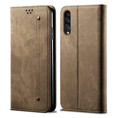 Obrázek produktu pro Galaxy A50 Pouzdro, Kožené Peněženkové Pouzdro s Magnetickým Uzavíráním a Pouzdro s Funkcí Stojánku pro Samsung Galaxy A50 / A50S / A30S Khaki