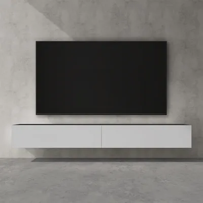 Produktbild von doporro TV Lowboard hängend Fernsehschrank Wohnzimmer | TV-Schrank hängend Fernsehtisch Hängeschrank 240cm Fernsehschrank02
