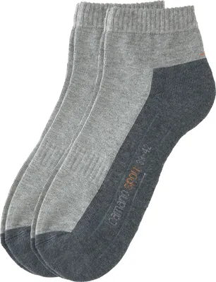 Produktbild von Camano Unisex-Sport-Kurzsocken 2 Paar hellgrau 39 - 42