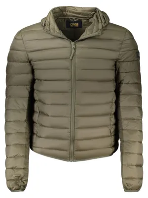Produktbild von Leichte Herrenjacke mit Kapuze und Taschen – Grün, stilvoll & praktisch