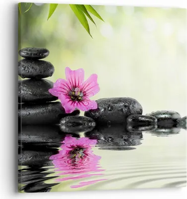 Produktbild von Bild auf Leinwand - Leinwandbild - Asien kultur japan orientalisch - 40x40cm - Wand Bild - Wanddeko - Leinwanddruck - Bilder - Kunstdruck - Wanddekoration - Leinwand bilder - Wandkunst - AC40x40-2555