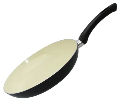 Obrázok produktu pre ELO Pure Ceramica panvica Ø 24 cm z lisovaného hliníka, vanilka/krém ideálna pre všetky typy sporákov