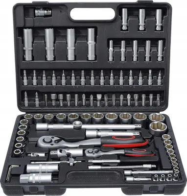 Produktbild von Steckschlüsselsatz Torx-Steckschlüssel Koffer Bits 108-teilig.