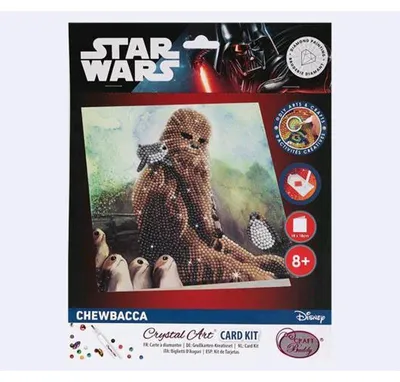 Produktbild von Crystal Art Star Wars Chewbacca Card Set 18x18cm