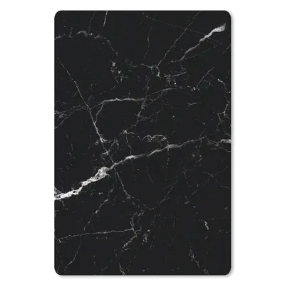 Produktbild von MuchoWow® Mauspad Mousepad Marmor - Schwarz - Marmoroptik - Weiß - Luxus - Stein 18x27 cm - Mousepads - Maus Mat - Pad - Mausunterlage