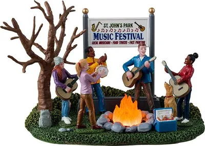Produktbild von Musikfestival 15x23x14 cm Weihnachtshaus - Lemax