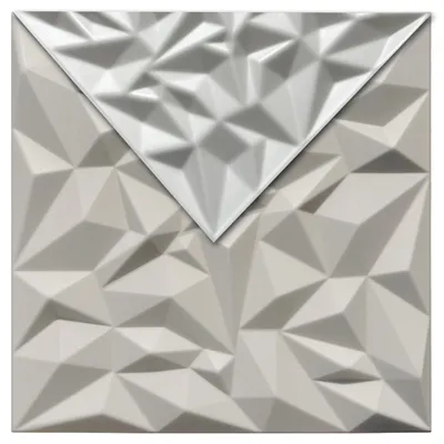 Produktbild von DECCART | 3D Deckenpaneele Polystyrol Kaschmir| Deckenverkleidung | Dekorative Paneele für Wohnzimmer, Schlafzimmer | 50x50 cm | 12m2 / 48 Stück,