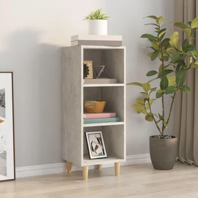 Obrázok produktu pre vidaXL Príborník betón sivý 34,5x32,5x90 cm odvodený výrobok z dreva