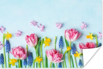 Produktbild von MuchoWow® Poster Stillleben - Blumen - Frühling 120x80 cm - Bilder
