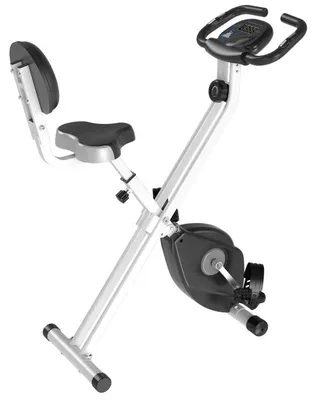 Image de Vélo d'appartement magnétique pliable | Couleur : Gris | Dimensions : 43 x 97 x 109 cm