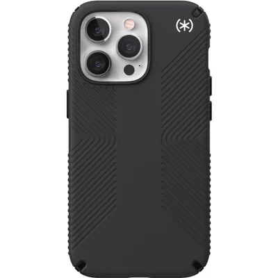Produktbild von Speck Presidio2 Grip, Cover, Apple, iPhone 13 Pro, 15,5 cm (6.1"), Schwarz, Weiß