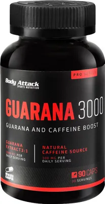 Produktbild von Body Attack Guarana 3000 - 90 Kapseln