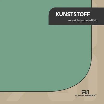 Produktbild von Rohrschneider Eckiges Katzenklo | Katzentoilette für große Katzen | Katzenklo mit hohem Rand | platzsparende Ecktoilette Katze | Katzenklo in modernen Design | Katzentoilette groß, Farbe:grün