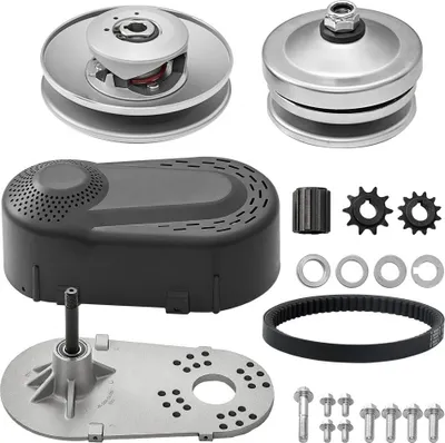 Produktbild von Antriebskupplung Set - 2000 RPM - Kupplung für 2-8 PS Motor - Gummiriemen Antriebskupplungssystem