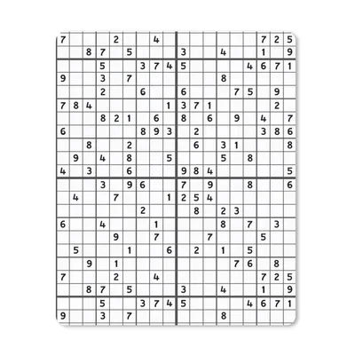 Produktbild von MuchoWow® Mauspad Mousepad Sudoku - Puzzle - Muster 30x40 cm - Mousepads - Maus Mat - Pad - Mausunterlage - Mausmatten