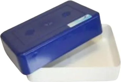Produktbild von Proviantdose Kunststoff 21,5x14,3x6cm blau/weiß Haushalt Gastrobedarf Schulz 130380