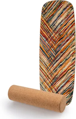 Obrázok produktu pre Balance board 14 mm, 100 kg, brezové drevo, s korkovým valcom, pre deti a dospelých