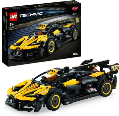 Produktbild von LEGO 42151 Technic Bugatti-Bolide, Auto-Modellbausatz, Sportwagen-Spielzeug, ikonisches Auto-Set zum Sammeln, ab 9 Jahre