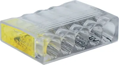 Produktbild von ViD® VC05 Mini-Steckklemme 100 Stück | Verbindungsklemme 5-polig | 0,5 - 2,5 mm²