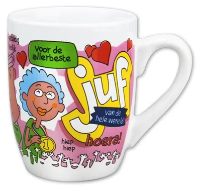 Produktbild von Paperdreams Cartoon-Tasse Lehrer Nr. 28