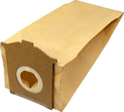 A single vacuum cleaner bag is shown against a white background.