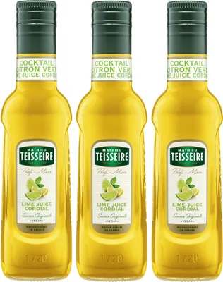 Produktbild von Teisseire Getränke-Sirup Lime Juice Cordial 0,25L (3er Pack)
