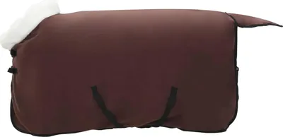 Productafbeelding van vidaXL Paardendeken, donkerbruin, 95 cm, polarfleece