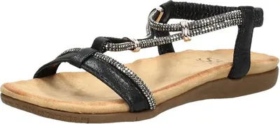 Produktbild von SUB55 Comfortabel Sandalen Plat - Zwart - Maat 42