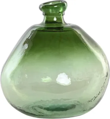 Produktbild von Vase Home ESPRIT grün Recyceltes Glas 31 x 31 x 32 cm