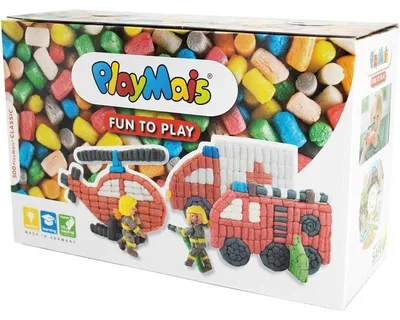 Immagine prodotto di PlayMais Classic Fun To Play Wóz Strażacki - Klocki Kukurydziane