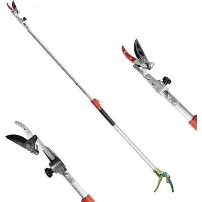 Produktbild von Teleskop Astschere ausziehbar 110-166 cm mit rotierendem Klingenkopf und Haltefunktion