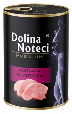 Produktbild von Dolina Noteci Premium Nassfutter für Katzen reich an Truthahn 400g