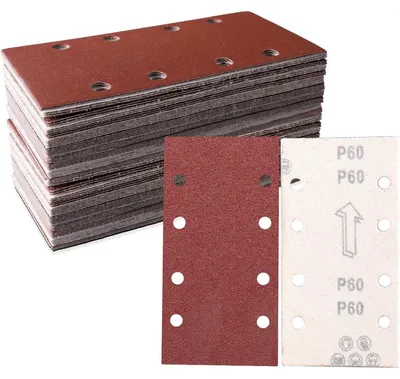 Produktbild von Schleifblatt Set 30tlg 93 x 185 mm Körnung 60 für Schwingschleifer