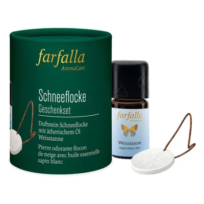 Produktbild von Farfalla Geschenkset Schneeflocke, 5 ml, Weißtanne