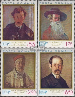 Produktbild von Briefmarken Rumänien 1972 Mi 3044-3047 (kompl.Ausg.) postfrisch Gemälde