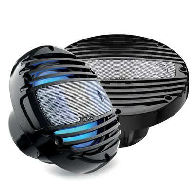 Produktbild von Hertz HMX 8-LD-C | 20cm Koax Lautsprecher schwarz mit LED-Beleuchtung | Marine