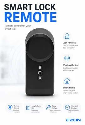 Smart Home Türschlossantrieb (HmIP-DLD-A) (anthrazit) – Produktbild 1, KI-generiertes Bild